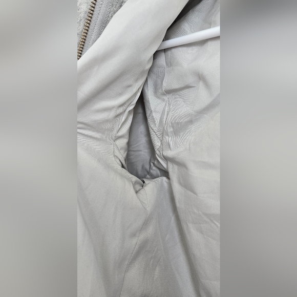 J. Crew Gray Vail Parka Wool Blend Faux Fur Hooded Jacket  Sz 4 Coat - Picture 12 of 15